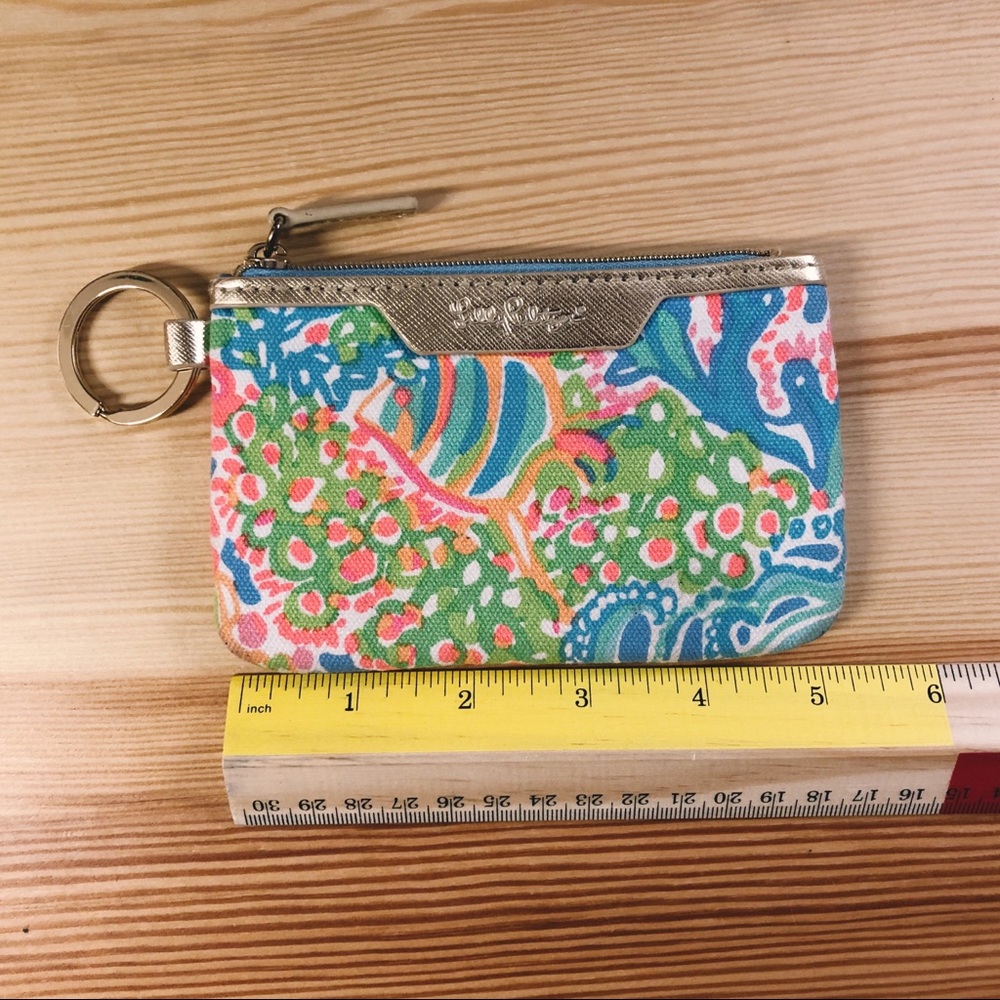 nwot lilly pulitzer lovers coral key id holder - Picture 6 of 7